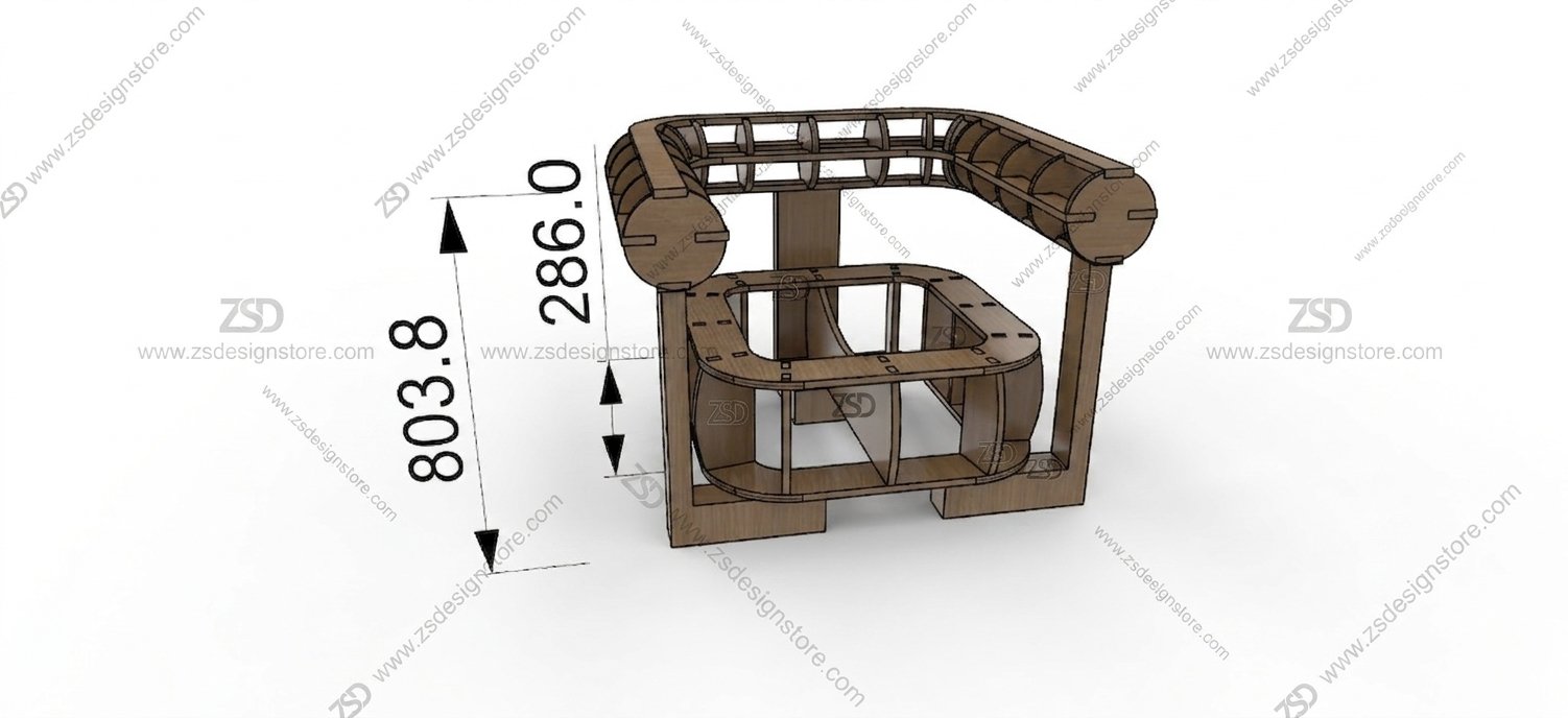 Cassette Lounge Chair - Image 3